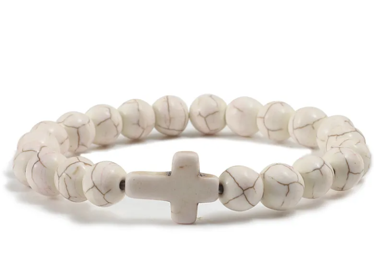 Turquoise Cross Bracelet