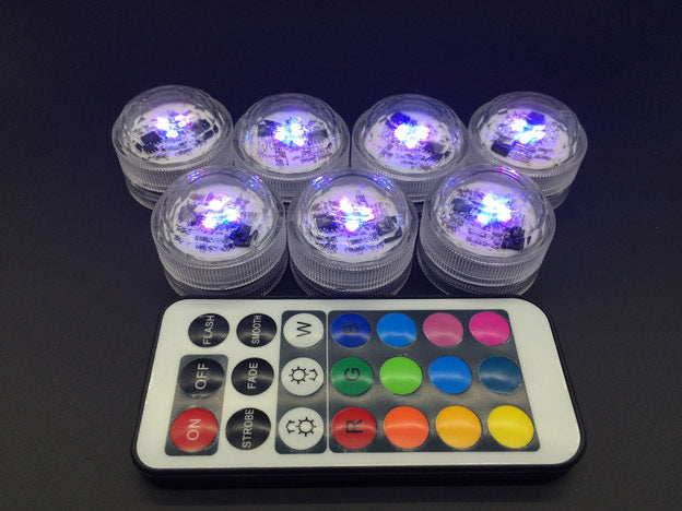 Round Candle Light with Replaceable Battery and Color Options