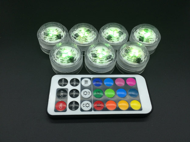 Round Candle Light with Replaceable Battery and Color Options