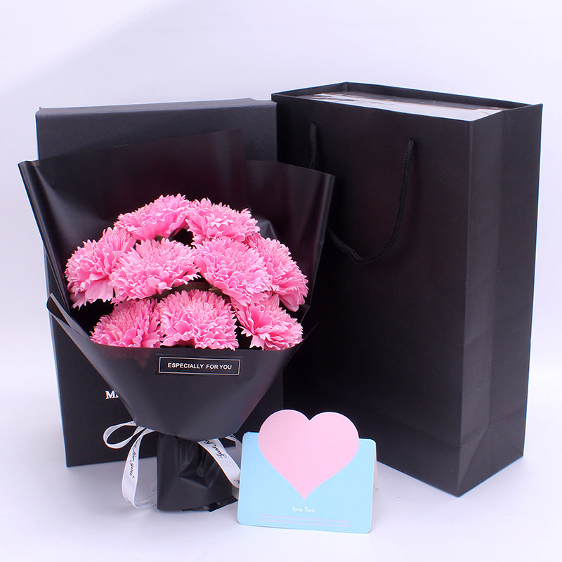 Creative Soap Flower Bouquet Gift Set (9 Carnations)
