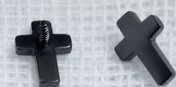 Jesus Christ Cross Earrings (One Pair)