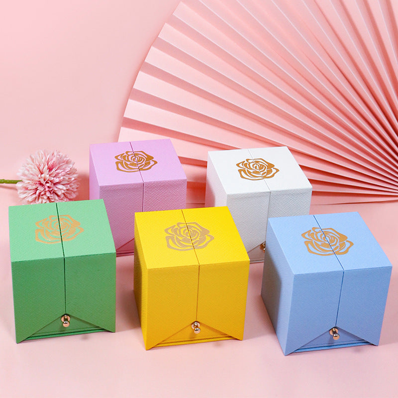 2022 Rose Flower Gift Box with Soap and Jewelry Storage