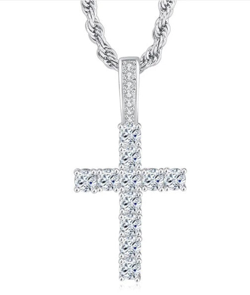 Hip Hop Cross Necklace