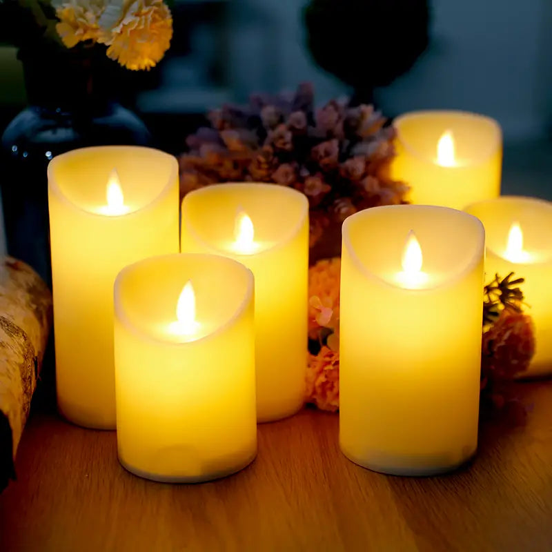 Battery Operated Lifelike Swinging Candle Night Light