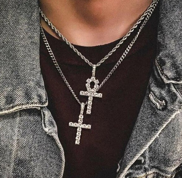 Hip Hop Cross Necklace