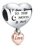 Cross Charm Fit Pandora Charms Bracelet Love Heart Christian Bible Verse Charms Prayer Faith Religious Jewelry Gifts for Women