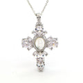 Virgin Mary of the Cross Women's Religious Necklace