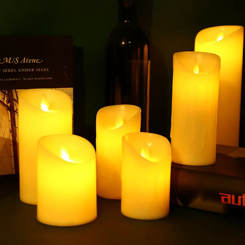 Battery Operated Lifelike Swinging Candle Night Light