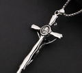Stylish 3D Jesus Christ Cross Pendant Necklace