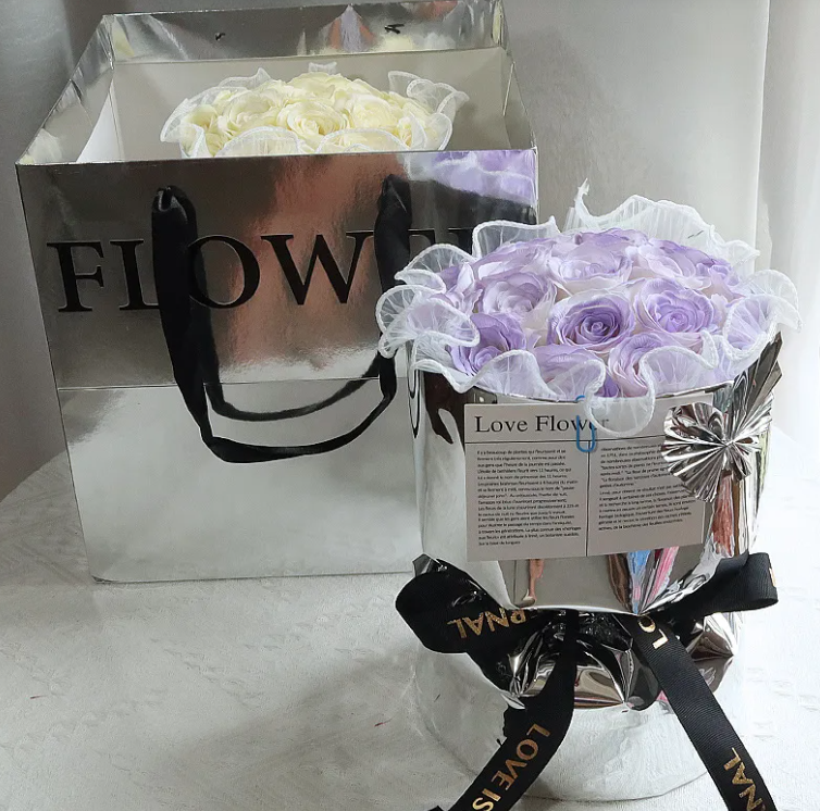 Gift Heart Soap Flower Carnation Rose