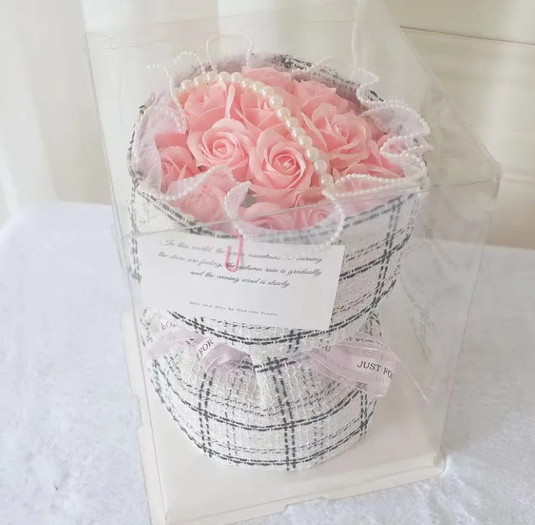 Gift Heart Soap Flower Carnation Rose