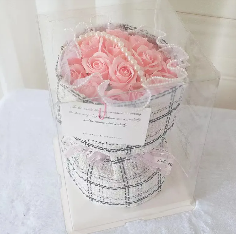 Gift Heart Soap Flower Carnation Rose