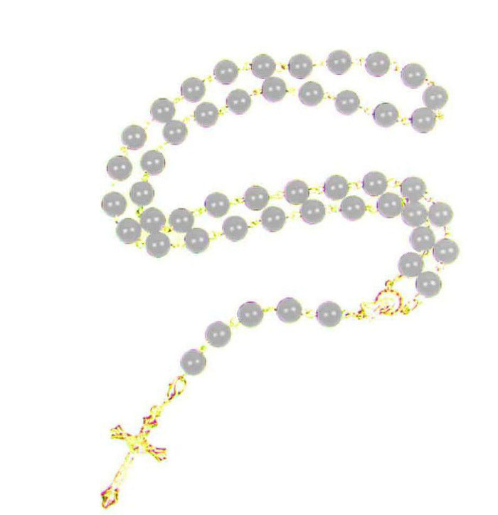 Manufacturer Direct Rosary Beads Imitation Glass Necklace