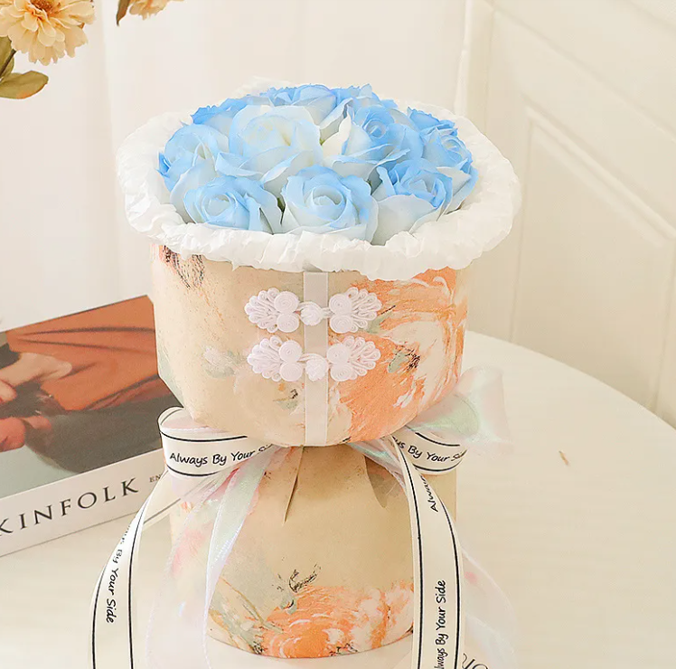 Gift Heart Soap Flower Carnation Rose