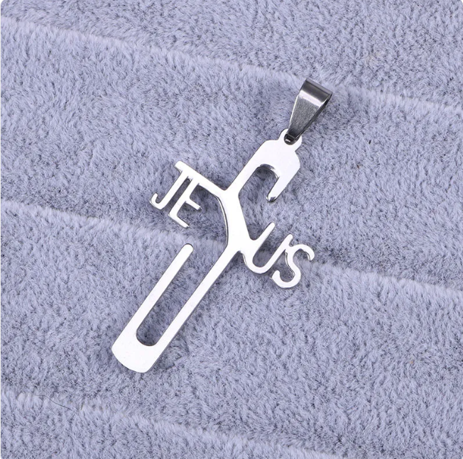 Jesus Cross Pendant Necklace