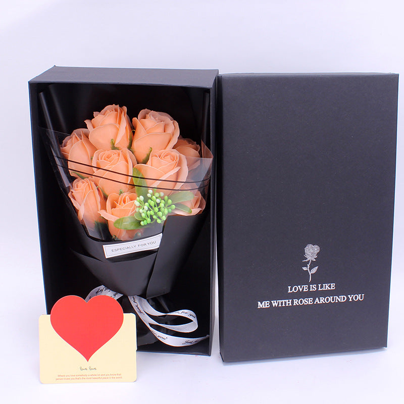 Creative Soap Flower Bouquet Gift Set (9 Carnations)