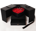 Soap Flower Gift Box with Artificial Roses and Preserved Flowers
