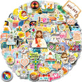 200PCS Jesus Christian Stickers Religious Stickers for Kids Bible Verse Stickers Christian Stickers for Water Bottles Laptop Vinyl Faith Wisdom Words Stickers Christian Gifts