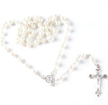 Handmade 6mm Glass Pearl Necklace Wholesale Rosary