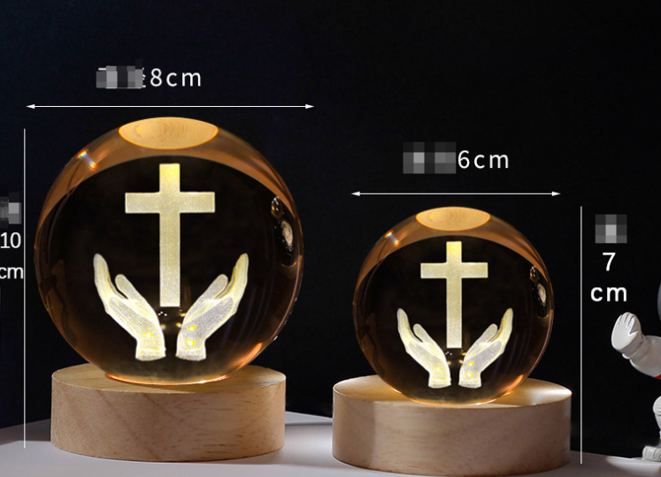 Glow Crystal Cross Church