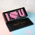 Romantic Soap Flower Gift Box – 'I Love You' Heart for Christmas & Valentine's Day