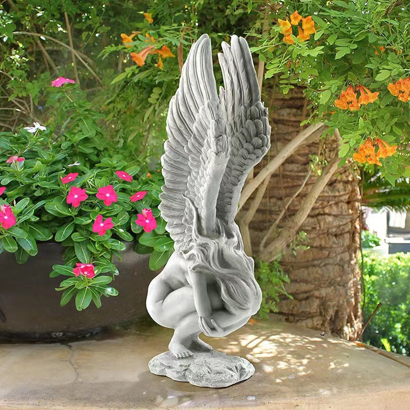 Angel Memorial Statue -  Decoration