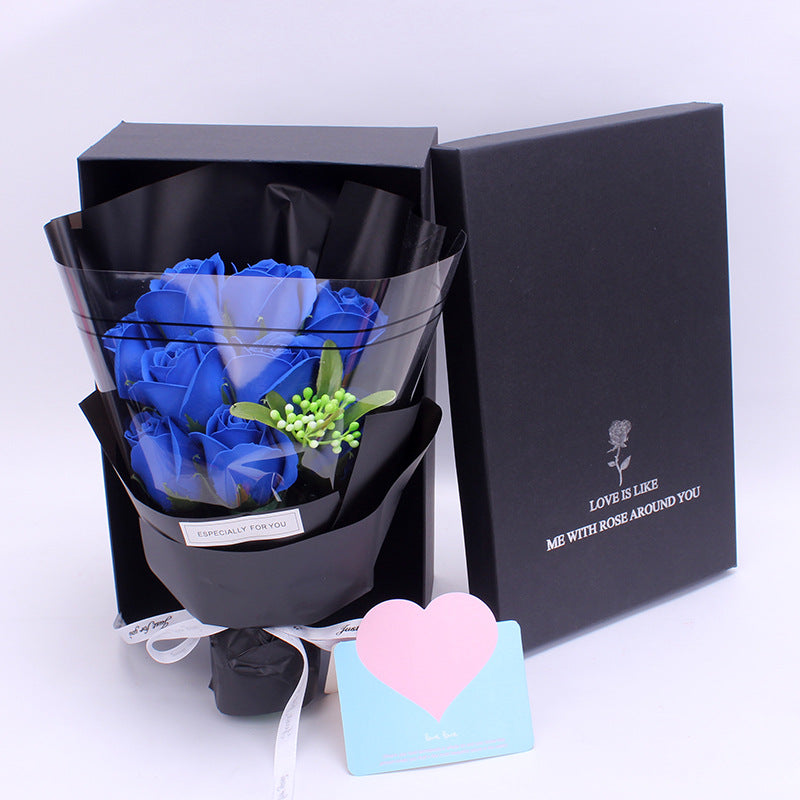 Creative Soap Flower Bouquet Gift Set (9 Carnations)
