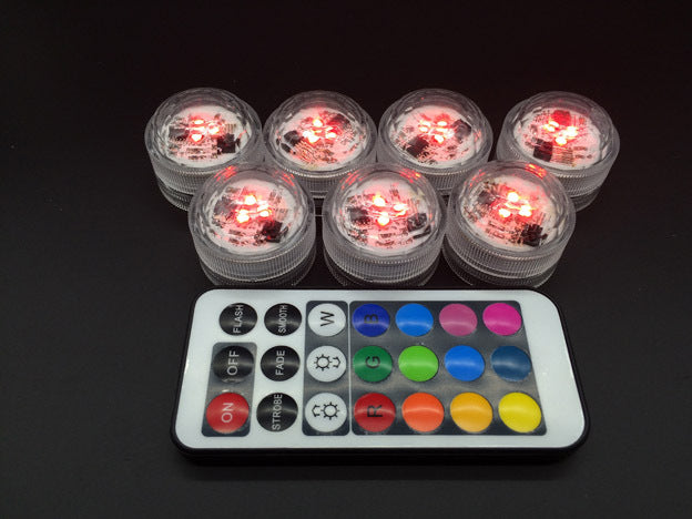 Round Candle Light with Replaceable Battery and Color Options