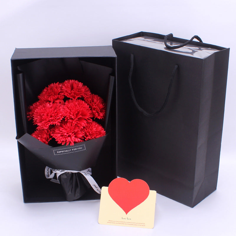 Creative Soap Flower Bouquet Gift Set (9 Carnations)