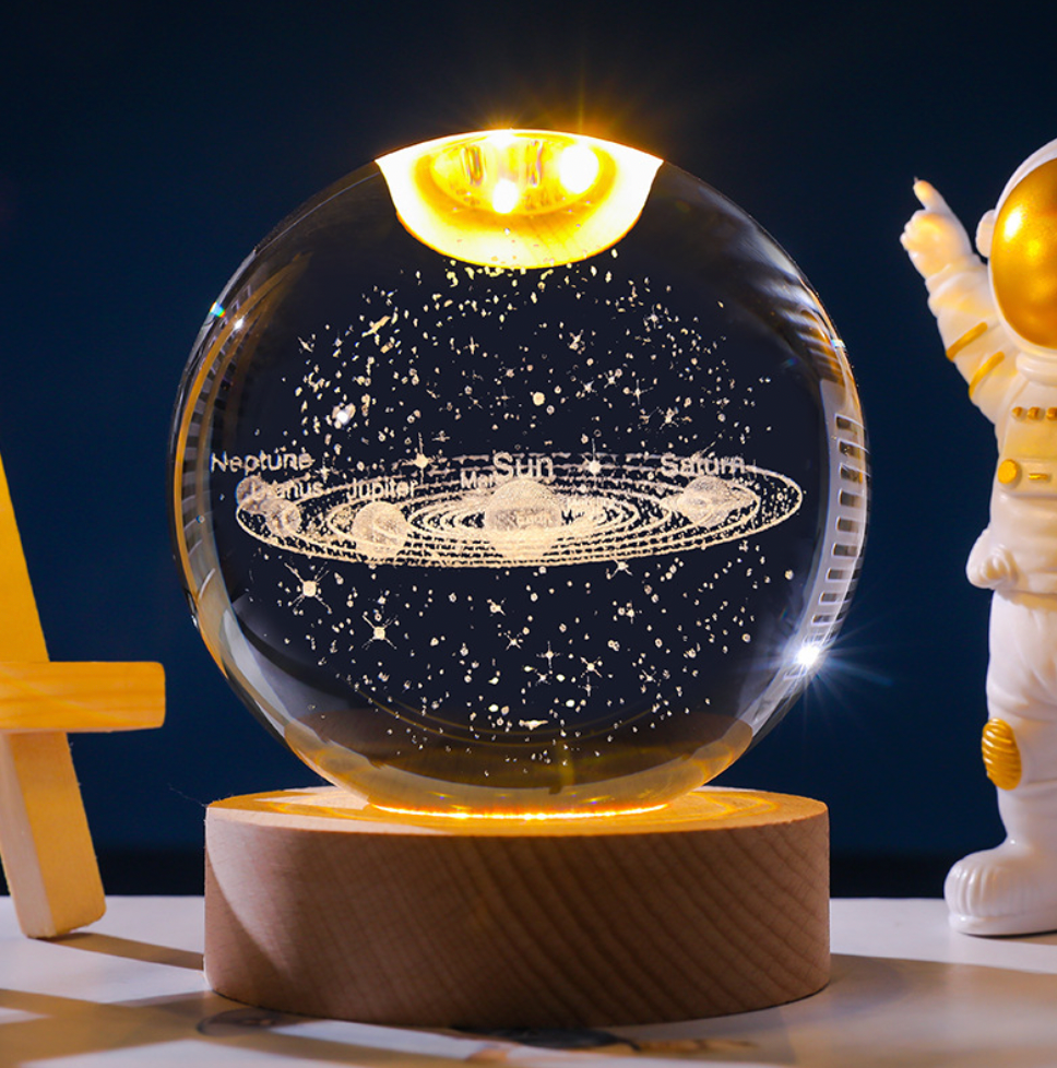 3D Laser Lamp - Virgin Mary with Crystal Ball Set